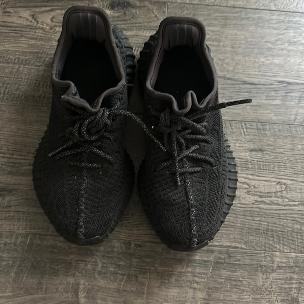 Authentic black Yeezys